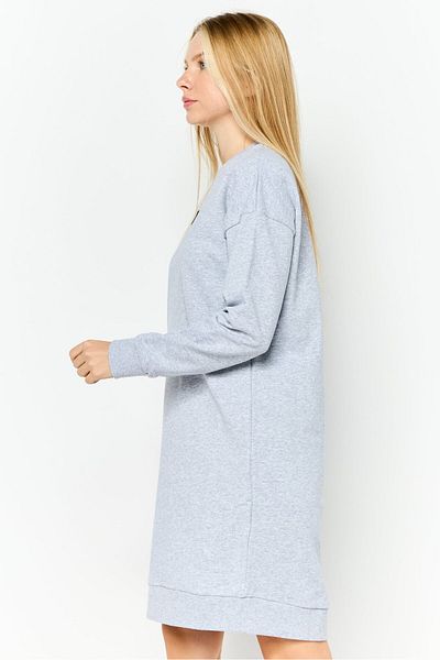 Lyle & Scott Women Brand Logo Mini Dress, Grey