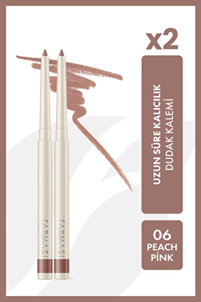 Farmasi 2'Li Dudak Kalemi 06 Peach Pink