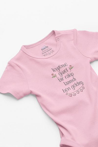 Overoz 100% Organic Cotton Bana Homeland - Baby Body and Zıbian 5908-Teyze-P