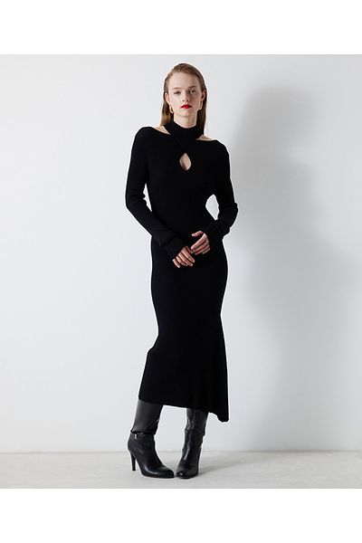 İpekyol Cutout knitwear dress