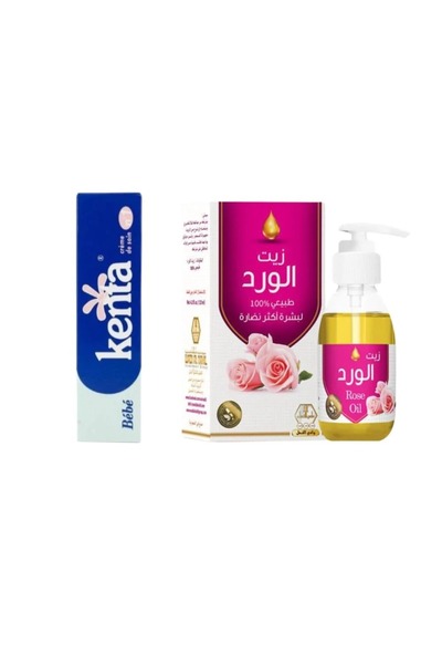 Kenta زيت الورد من وادي النحل مع كريم كينتا المغربي 125 مل