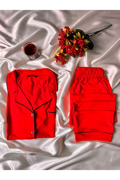 beshineunderwear Star Combed Cotton Pajama Set