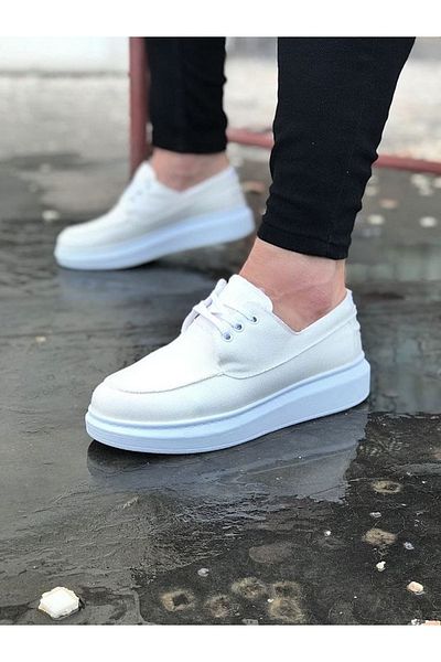 Wagoon Wg503 Λευκά Ανδρικά Casual Παπούτσια
