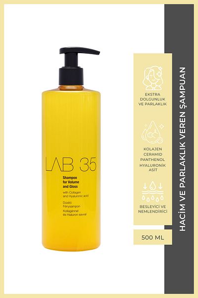 Kallos Cosmetics Lab 35 Volumizing and Shine Shampoo 500ml