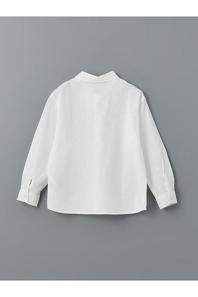 LC Waikiki Λινό Blended Boy's Shirt