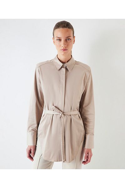 İpekyol Shiny texture shirt