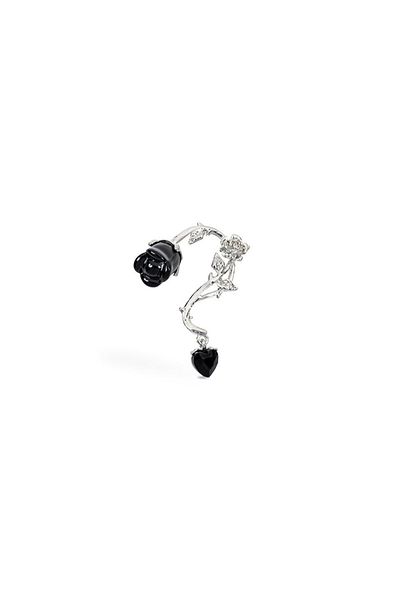 Twist Metal Flower Earrings - Figured Design