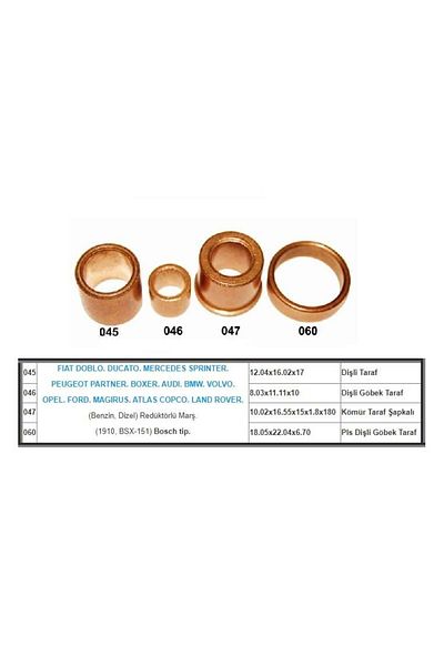 GOVA Starter Bushing Bosch Type Audi-fiat Doblo/ducato-mercedes Sprinter-opel-peugeot Partner/boxer (4 AD)