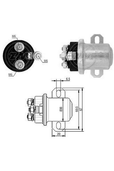 ZM 24v Starter Auxiliary Intermediate Automatic (WIRELESS) (M6 ONE OUT) 29m 5.5 Kw