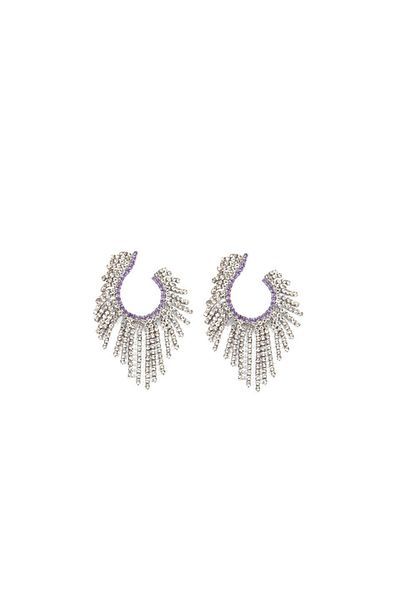 Twist Crystal Stone Detailed Earrings