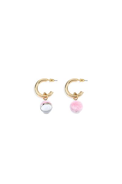 Twist Hoop Earrings - Dangle Model