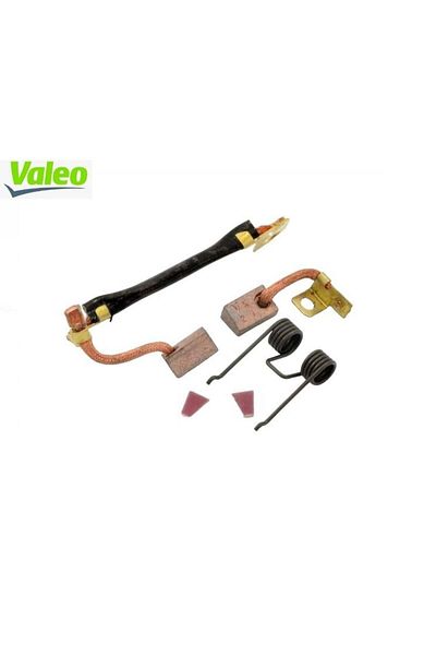 VALEO مشغل فحم 2 قطعة D6ra (115 ملم سلكي)