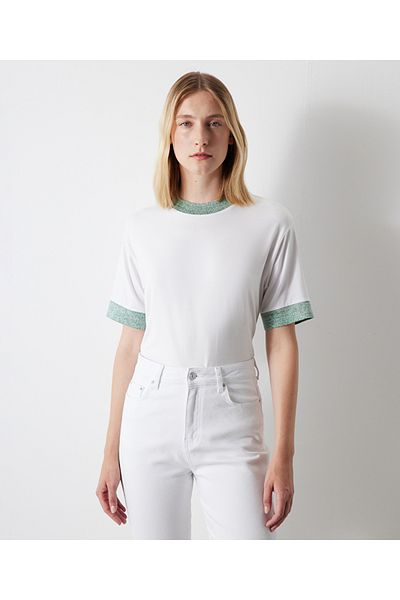 İpekyol Ribbed Contrast T-Shirt
