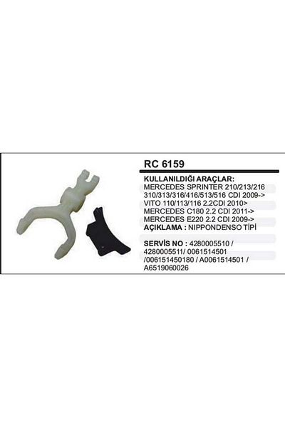 REMARK Marş Çatalı Nıppon Denso Tipi Destek Takozu Mercedes C180/e220/sprınter/vıto