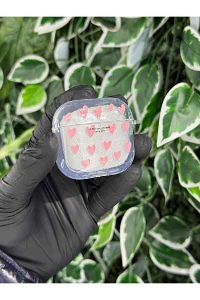 Store APPLE AİRPODS 4. NESİL MİNİK KALP DESENLİ SİLİKON KILIF