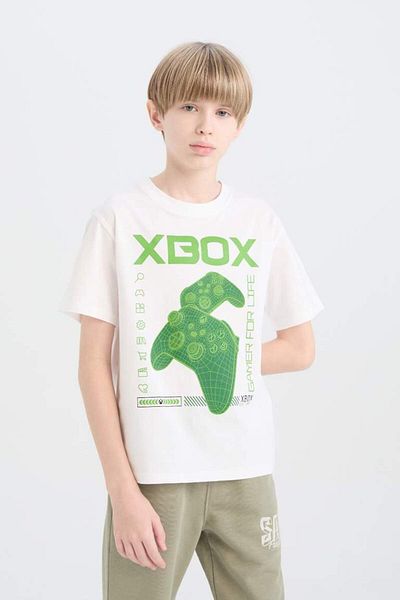 DeFacto Tricou cu mânecă scurtă pentru băiat Xbox New Regular Fit Crewneck