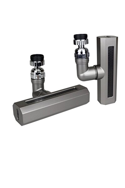 teknoparkx رأس أسود كبير قابل للدوران 360 درجة - 4 أوضاع لتنقية المياه ونافور...