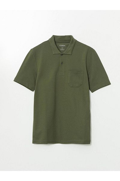 LC Waikiki Tricou pentru bărbați, cu mânecă scurtă, cu gât polo