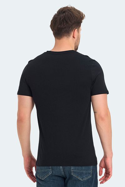 Slazenger Ανδρικό μαύρο μπλουζάκι RASA