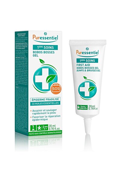 Puressentiel جل لعلاج الكدمات والإصابات يحتوي على 33 زيتًا أساسيًا - يهدئ البشرة ويخفف آلامها | 20 مل