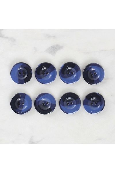 BY NEVSER Loren Crafts 8 Button Blue - 1141