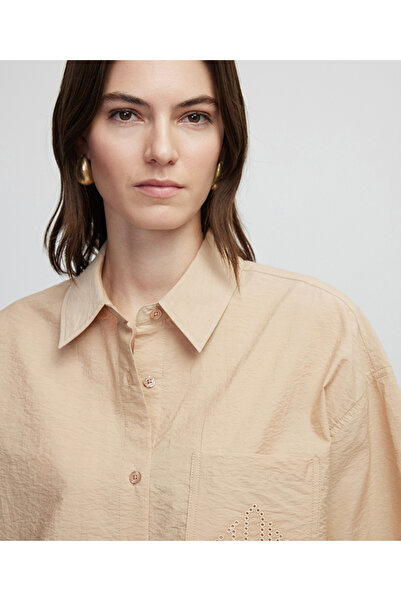 İpekyol Monogram Embroidered Shirt