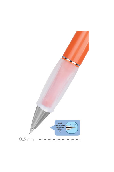 Serve Deep Mekanik Kurşun Kalem 0.5mm Toprak Serisi Açık Kahverengi