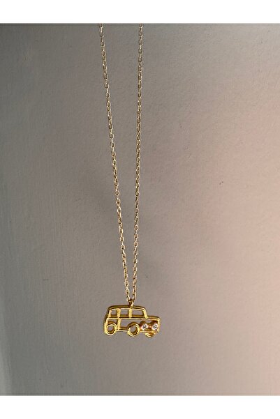 TOM.CO. JEWELRY DESIGN Arabalı Gümüş Çocuk Kolye Araba Kolye Çocuk Kolyesi Büyülü Dünya Koleksiyonu