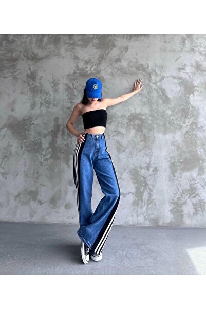 Semesia Pantaloni cu detaliu de trening