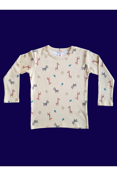 çamaşır bahçesi kendinize iyi bakın Long Sleeve Patterned Children's Pajama Set