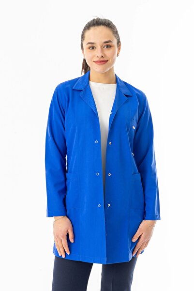 112Giyim Spor Yaka Uzun Kol Kadın Doktor Hemşire Öğretmen Önlüğü Kaliteli Alp...