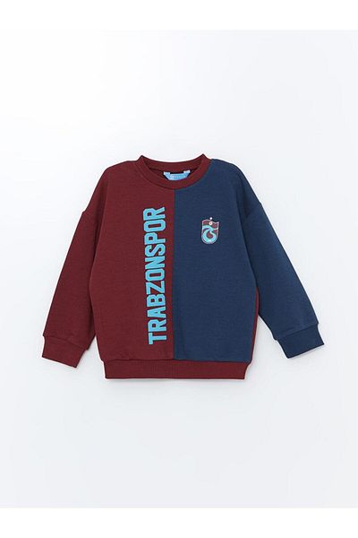 LC Waikiki Crew Neck Ts Printed Boys Sweatshirt and Tracksuit Bottom 2 Piece Set