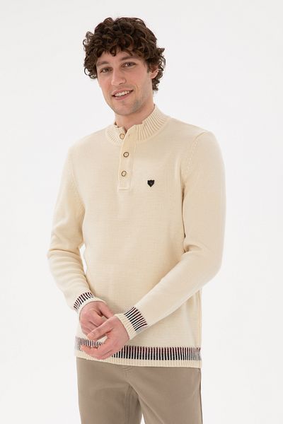 U.S. Polo Assn. Men's Cream Sweater 50292853 -Vr071