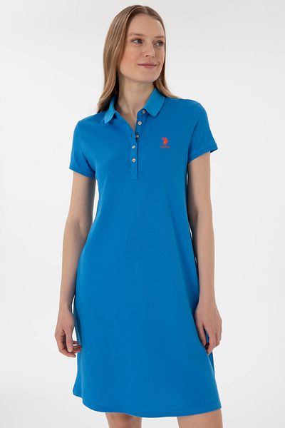 U.S. Polo Assn. Rochie tricotată pentru damă Saks Polo Gât Mini Size 50280038-vr045