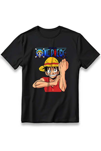 EZG Business Tricou cu imprimeu One Piece Monkey D.Luffy Anime, unisex, 100% ...
