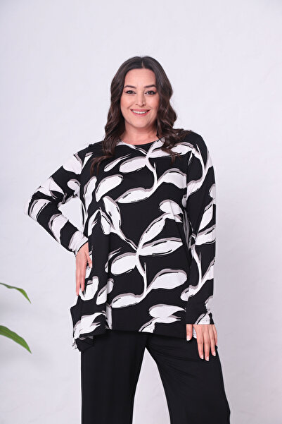 THE CABIN Women's Plus Size Side Slit Tunic