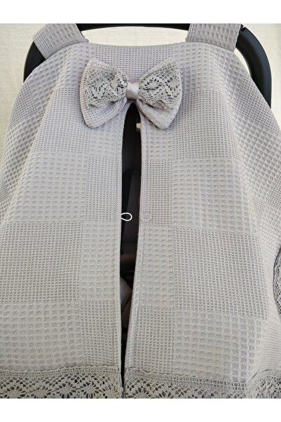 MAMARADUGA Single Stroller Cover Gray Lace