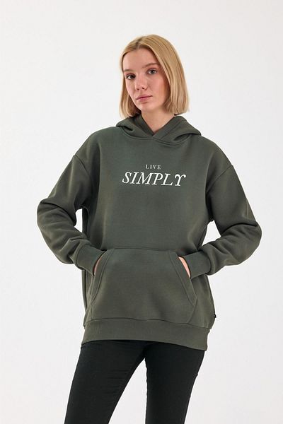 FİHA Unisex Φορεσιές με Κουκούλα - Χακί