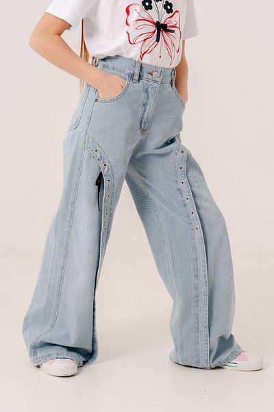 GİYİCEM TEKSTİL Pantaloni din denim pentru fete 2182
