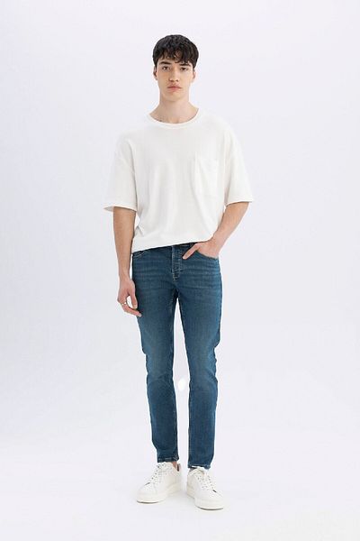 DeFacto Skinny Fit Normal Waist Extra Skinny Fit Leg Jean Παντελόνι B2570AX24SM