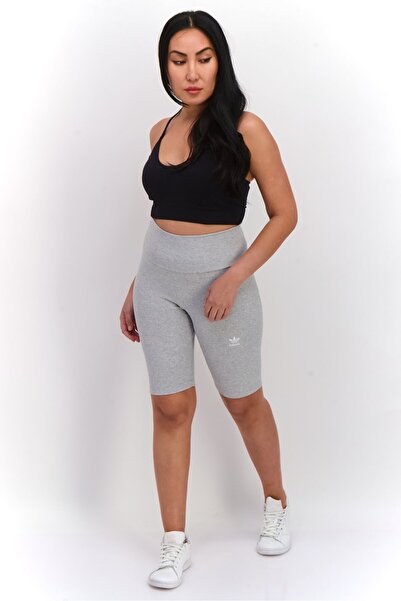 adidas شورت تدريب رياضي للنساء، رمادي