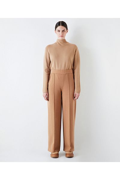 İpekyol Relaxed fit rib stitching pants