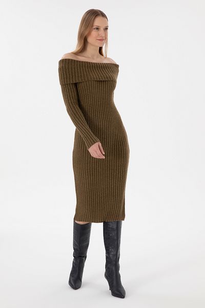 U.S. Polo Assn. Women's Khaki Knitwear Dress 50293031 -Vr027