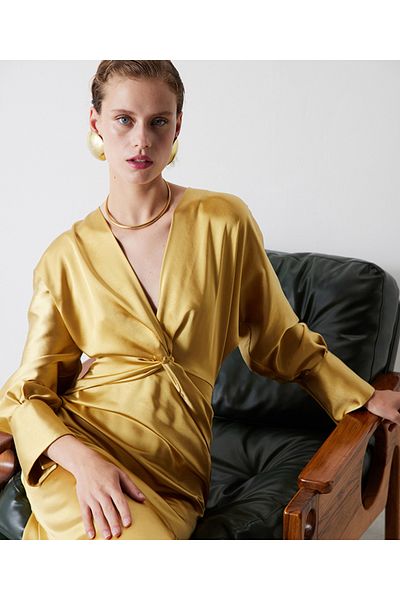İpekyol Shiny Midi Dress - Textured Design