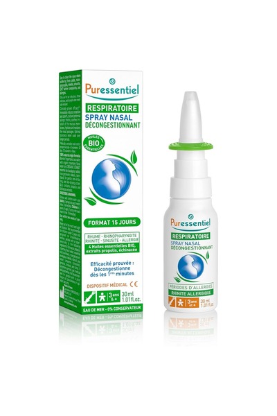 Puressentiel بخاخ أنفي وقائي للجهاز التنفسي - حماية من الحساسية | 20 مل
