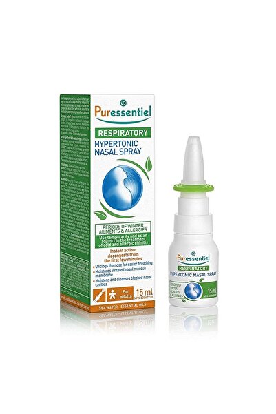 Puressentiel Respiratory Nasal Spray - For Cold, Fever, Sinusitis & Rhinophar...