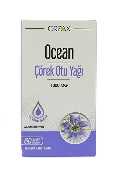 Orzax Çörek Otu Yağı 60 Kapsül