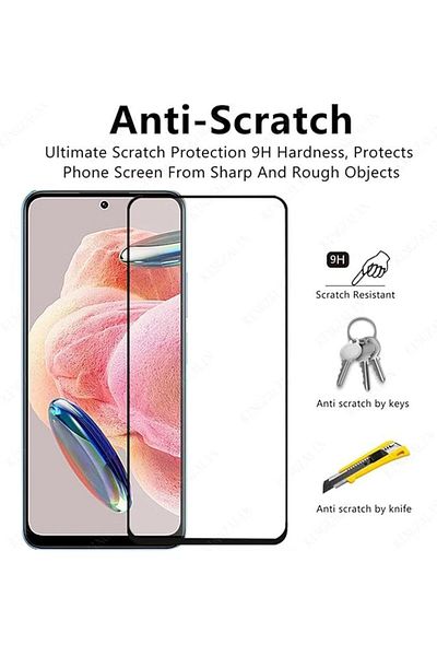 erorex 1+2+2Pcs Compatible With Xiaomi Redmi Note 12 Pro Tempered Glass Screen Protector And Case And