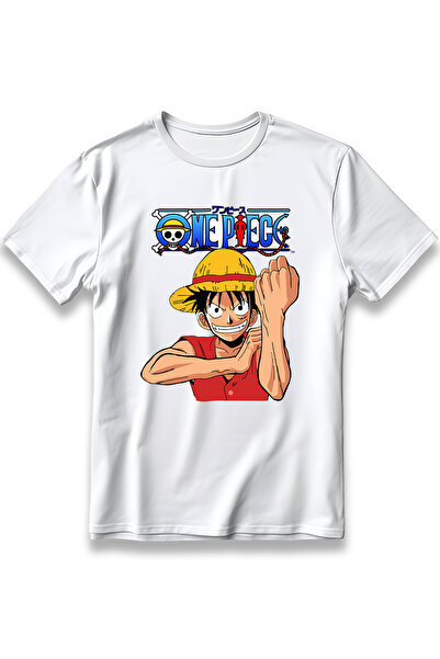 EZG Business Μπλουζάκι One Piece Monkey D.Luffy με στάμπα anime, Unisex, 100%...