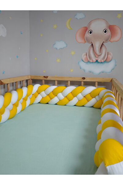 meleginisiklitoplari Örgü Korumalık 500 Cm 4'lü Örgü / 90x190 Montessori Yata...